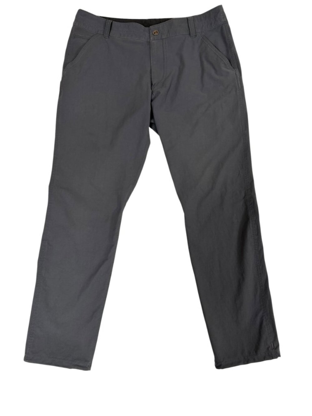 KUHL Resistor Cino Men's 35x32 Gray Utility Pants Stretch Bungee Hem